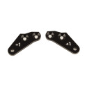 Rc8B4.1/E Steering Block Arms +1, Alum.