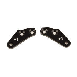 AS81640 Bras de porte-fusées avants +1 aluminium Team Associated RSRC