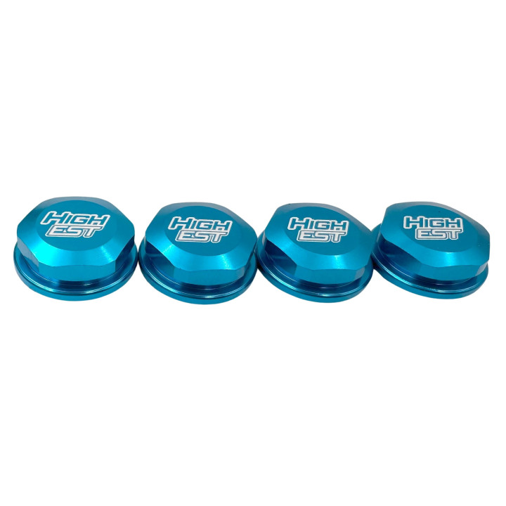 HST-6103 Écrous de roue borgnes bleus Highest RC Highest RC RSRC