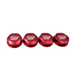 HST-6101 Red Closed serrated wheel nuts Highest RC Highest RC RSRC