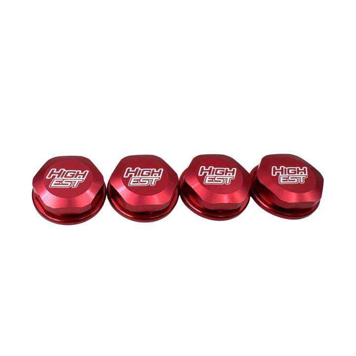 HST-6101 Écrous de roue borgnes rouges Highest RC Highest RC RSRC