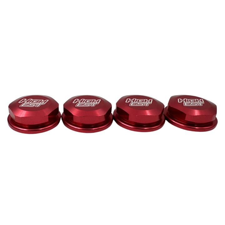 HST-6101 Écrous de roue borgnes rouges Highest RC Highest RC RSRC