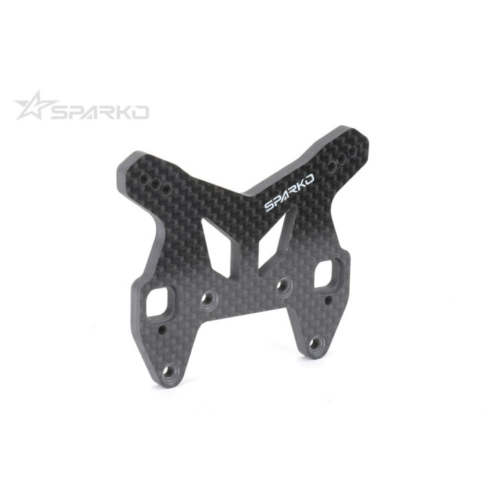 SPKF83013OP Sparko F8 Carbon Fiber Front Shock Tower 4.5mm Sparko RSRC