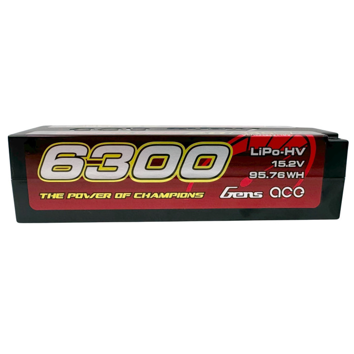 GEA63004S14D5 Batterie LiPo Gens Ace Redline 2.0 4S HV 15.2V|140C|6300 (5mm) LCG Gens ace RSRC