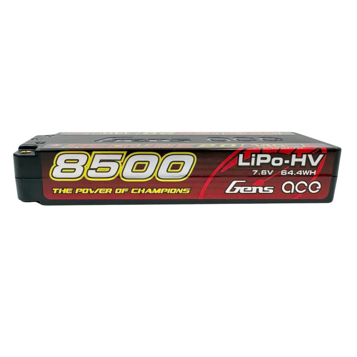 GEA85002S14D5 Batterie LiPo Gens Ace 2S Redline 2.0 stick HV 7.6V|8500|140C Gens ace RSRC