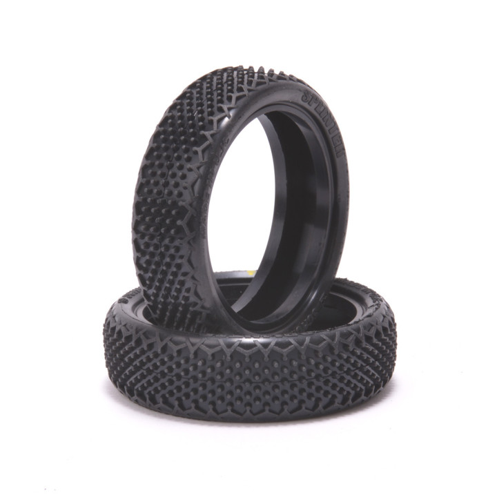 U6908 Schumacher Splinter slim silver front 2wd tires Schumacher RSRC