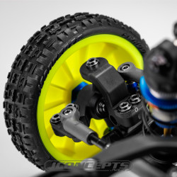 5138 Kit visserie Titane Supérieur RC10B7|B7D noir ou bleu Jconcepts RSRC