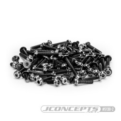 5138 Jconcepts Titanium Screw Set Upper RC10B7|B7D black or blue Jconcepts RSRC