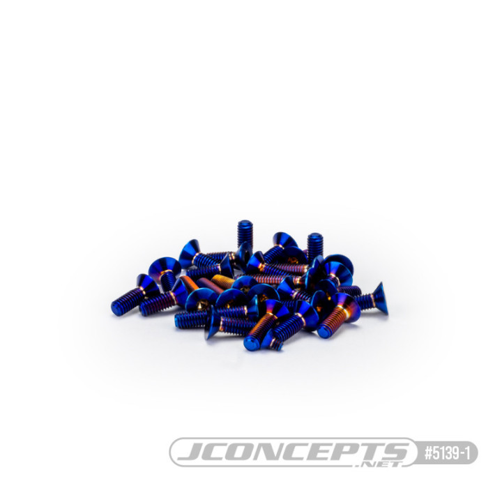 5139 copy of Titanium Screw Set, Lower RC10B6.4 Jconcepts RSRC