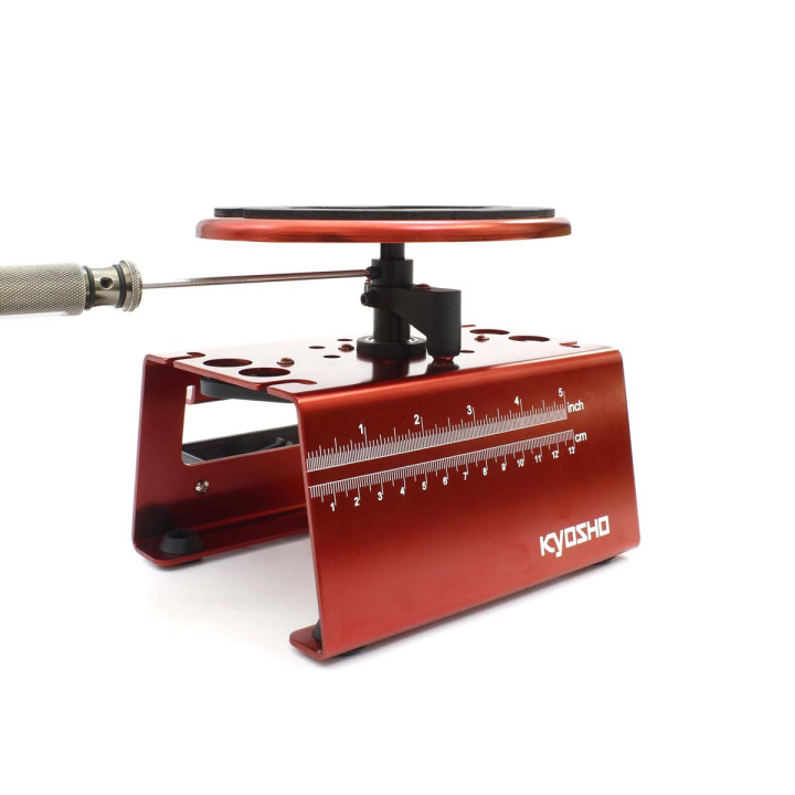 36229R Support de voiture haut|stand de maintenance Kyosho rouge Kyosho RSRC