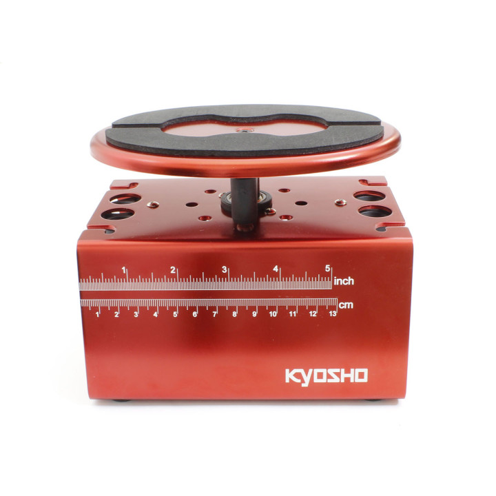 36229R Support de voiture haut|stand de maintenance Kyosho rouge Kyosho RSRC
