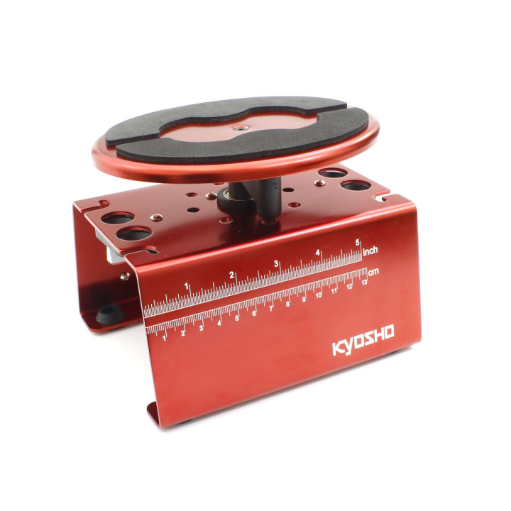 36229R Support de voiture haut|stand de maintenance Kyosho rouge Kyosho RSRC