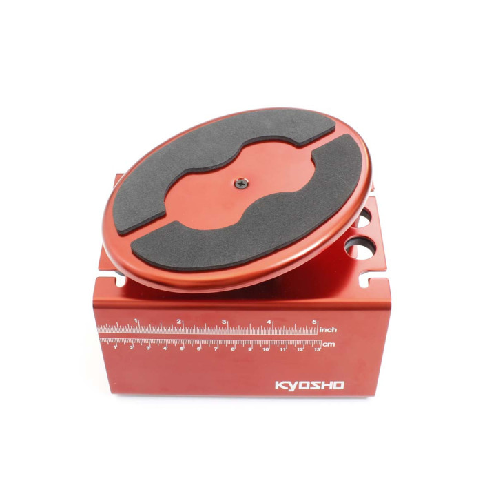 36229R Support de voiture haut|stand de maintenance Kyosho rouge Kyosho RSRC