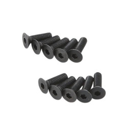 Hex Flat Head Screws 3x10mm...