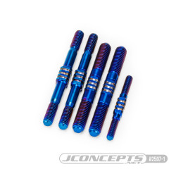 2507 Associated RC8B4.1/4.1e Fin titanium turnbuckle set black or blue 5pcs Jconcepts RSRC