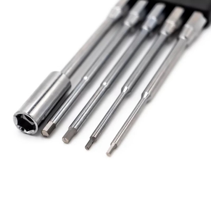 HTR-417 Lot de 5 outils pour tournevis électrique (1.5, 2.0, 2.5, 3.0, 7mm) Hobbytech RSRC