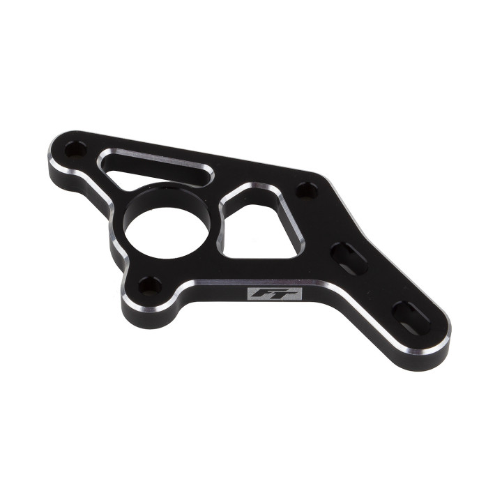 AS92476 Support moteur aluminium noir RC10 B7 Team Associated RSRC
