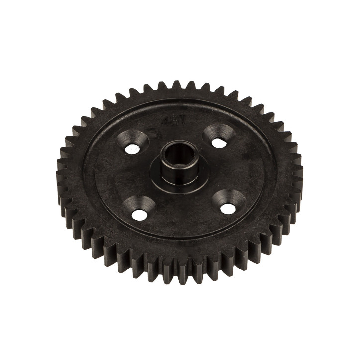 AS81654 Rc8B4.1E Spur Gear 46T, Mod 1, Plastic Team Associated RSRC