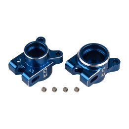 AS92471 Porte-fusées arrières aluminium bleu RC10 B7 Team Associated RSRC