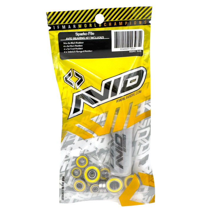 AV-SPARKO-F8E Sparko F8e Avid Revolution bearing kit Avid RC RSRC
