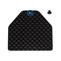 AS92446 Carbon fiber Servo Weight Plate +4g RC10B7 FT Team Associated RSRC
