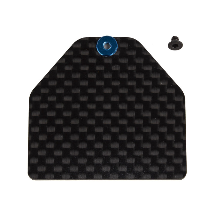 AS92446 Carbon fiber Servo Weight Plate +4g RC10B7 FT Team Associated RSRC