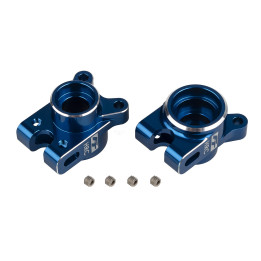 AS92473 Porte-fusées arrières HRC aluminium bleu RC10 B7 Team Associated RSRC