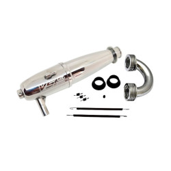 VS302146L50 VS Racing EFRA 2146 exhaust pipe with 50mm header VS Racing Engines Rody Roem RSRC