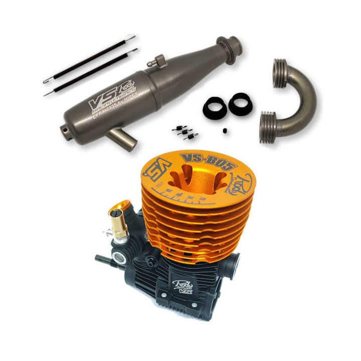 VSB05-2135HDG Kit Moteur VS-B05 avec échappement EFRA 2135 brun VS Racing Engines Rody Roem RSRC