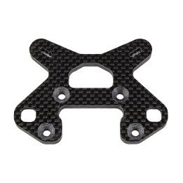 AS81633 Support d'amortisseurs avant RC8B4.1 26.5mm carbone Team Associated RSRC