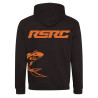 RSRC-20 Sweat à capuche noir & orange RSRC "THE SHARK" RSRC RSRC