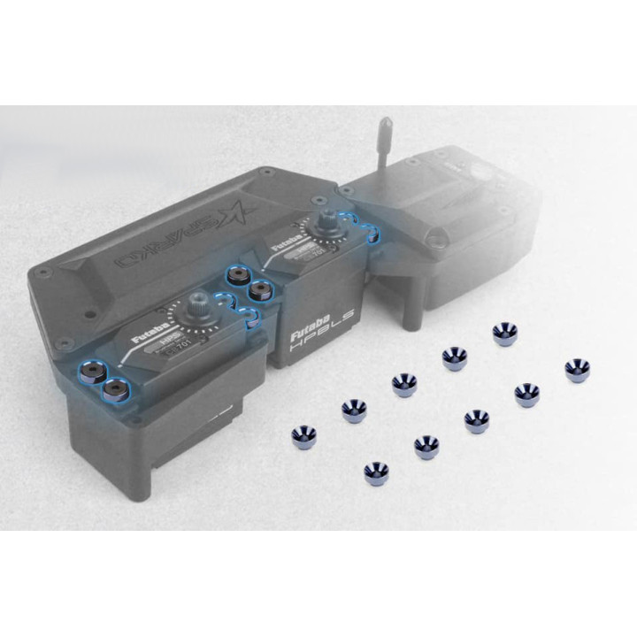 F84059OP Sparko F8 Servo Aluminum Shim (10) Sparko RSRC
