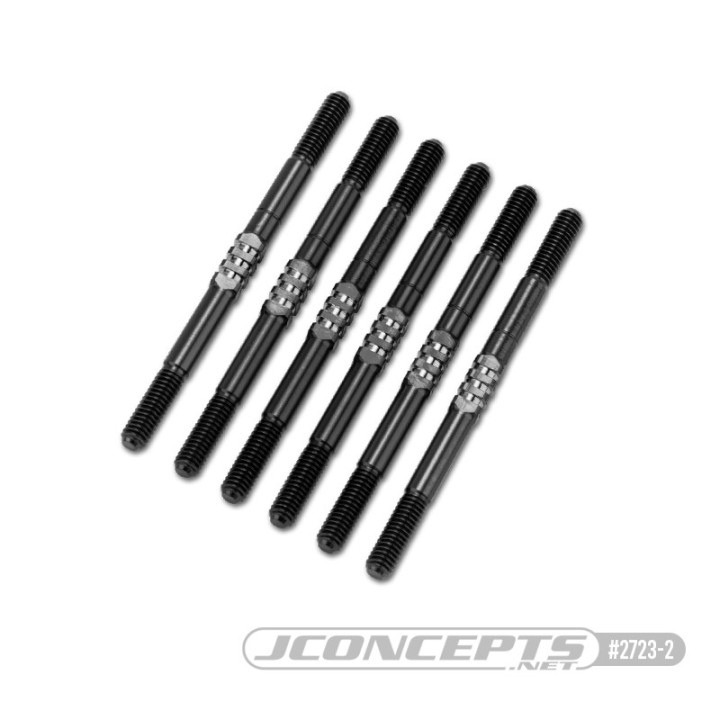 2723 Jconcepts XRAY XB2 3.5mm Fin turnbuckle kit black or blue (6) Jconcepts RSRC