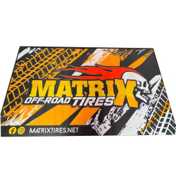 M.PITMAT-B Tapis de stand Matrix (100x60cm) Matrix Racing tires RSRC