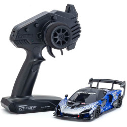 32340BL Mini-Z RWD McLaren Senna GTR Bleue Kyosho RSRC