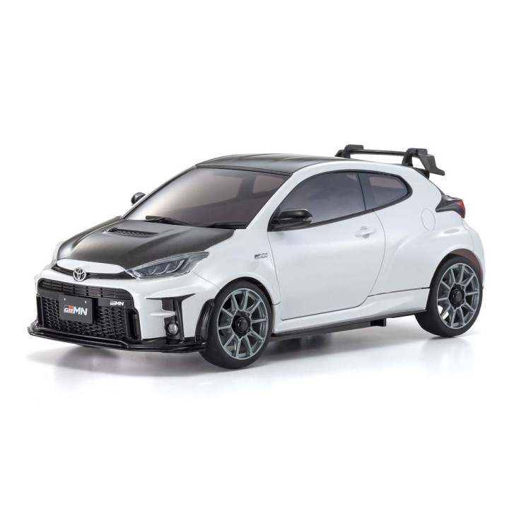 Mini-Z AWD Toyota GRMN Yaris Circuit Package White (MA020-KT531P