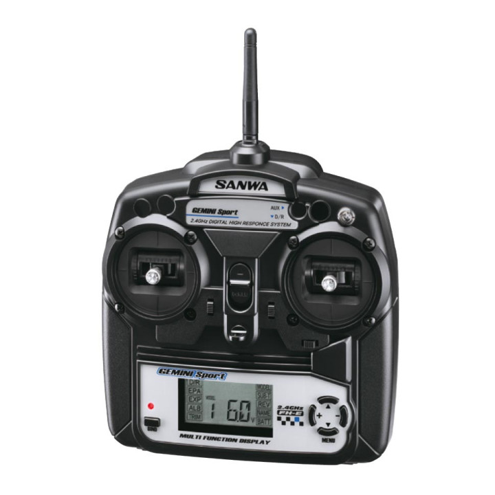 101A32871A Radio Sanwa Gemini Sport à manches + récepteur RX391W Sanwa RSRC