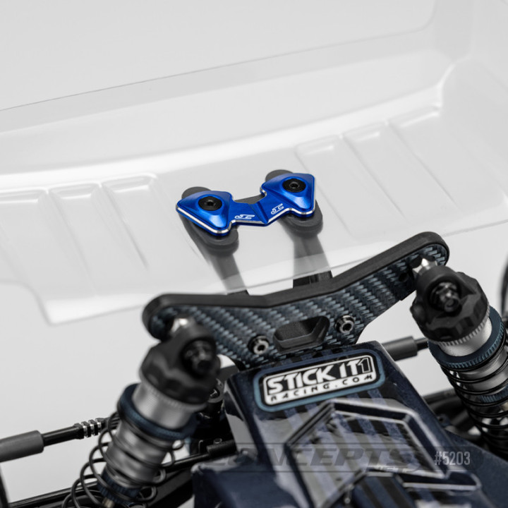 5203 Fixation d'aileron aluminium Jconcepts pour B7 Team Associated Jconcepts RSRC