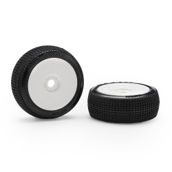  Pneus Red Giant Matrix montés-collés (2) buggy 1/8 Matrix Racing tires RSRC
