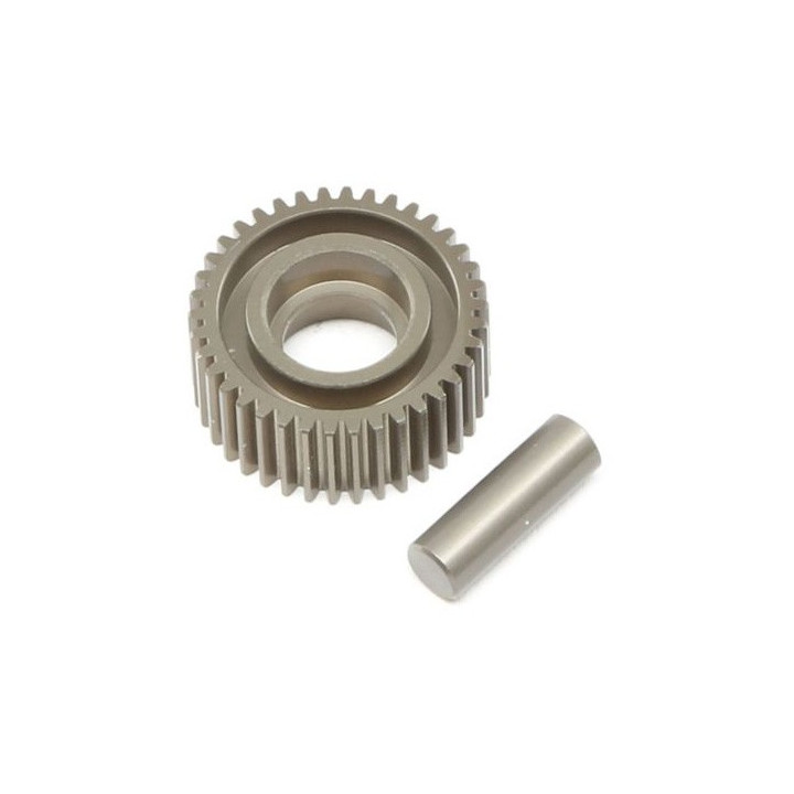 TLR332070 Aluminum Idler Gear & Shaft, Laydown: 22 4.0 TLR332070 Team Losi Racing RSRC