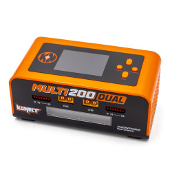 KN-MULTI200-DUAL Konect dual channel 2x100W AC/DC charger orange Konect RSRC