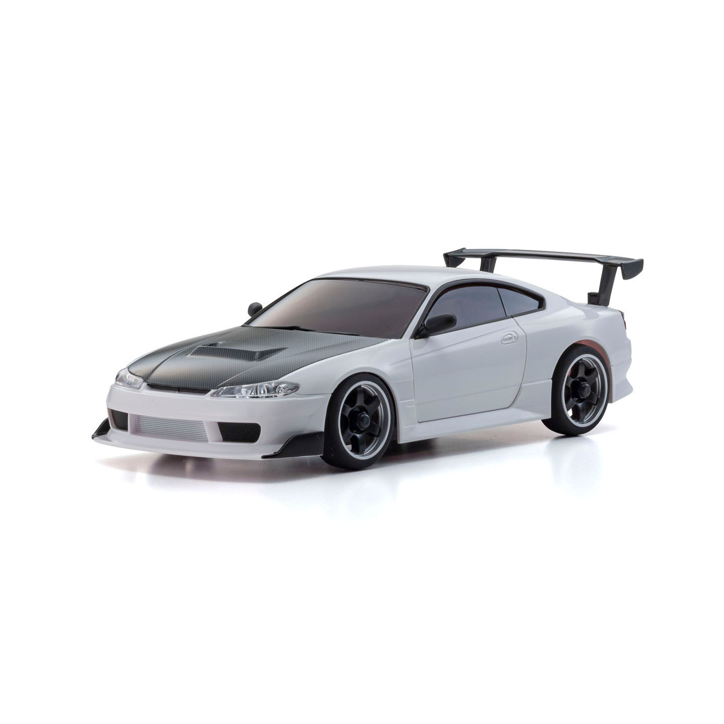 Mini-Z AWD Nissan Silvia S15 equipped with GT Wing White (MA020