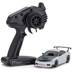 32647W Mini-Z AWD Nissan Silvia S15 blanche aileron GT (MA020-KT531P) Kyosho RSRC