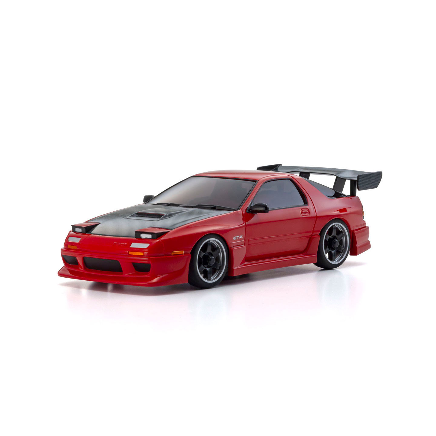 Mini-Z AWD MAZDA SAVANNA RX-7 FC3S with Aero Kit and carbon hood