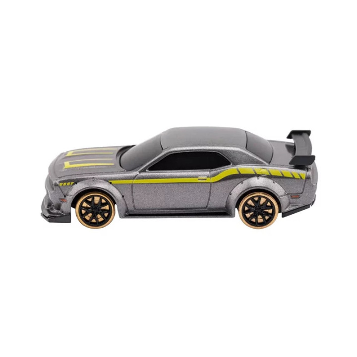 TB-C65 Voiture Turbo Racing 1/76 muscle car grise/jaune Turbo Racing RSRC