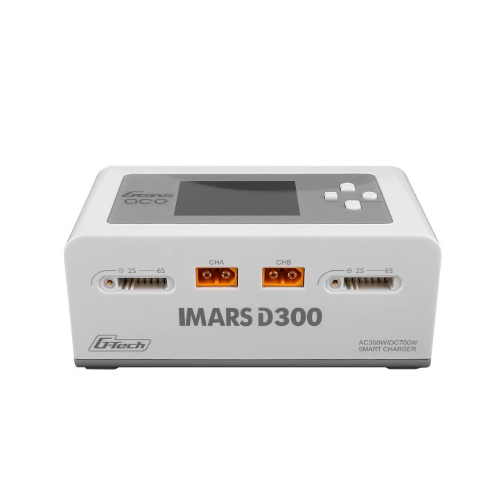 GEA300WDUAL-EW Gens Ace iMars dual channel 300W AC/DC charger white Gens ace RSRC