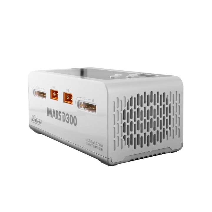 GEA300WDUAL-EW Gens Ace iMars dual channel 300W AC/DC charger white Gens ace RSRC