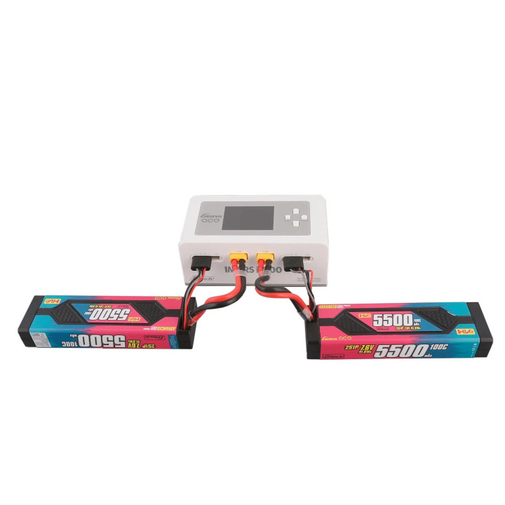 GEA300WDUAL-EW Gens Ace iMars dual channel 300W AC/DC charger white Gens ace RSRC