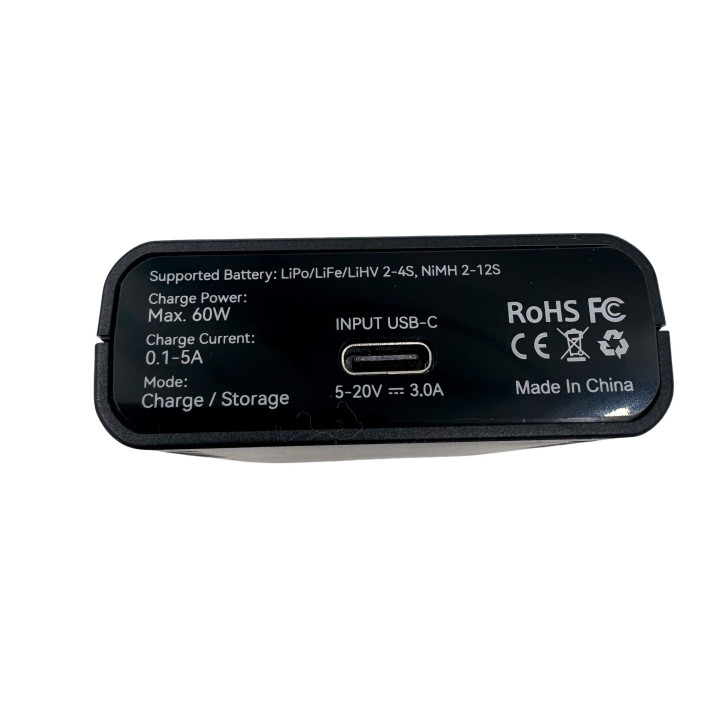 Gens Ace iMars Mini USB-C charger 2-4S & 65W socket for lipo,life,lihv,nimh batteries GEA60WE1 Electronic - More than 2500 it