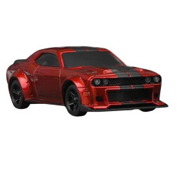 Voiture Turbo Racing 1/76 Muscle car rouge TB-C75-RD avec led et phares spéciale enfants - Plus de 2500 références en stock, 